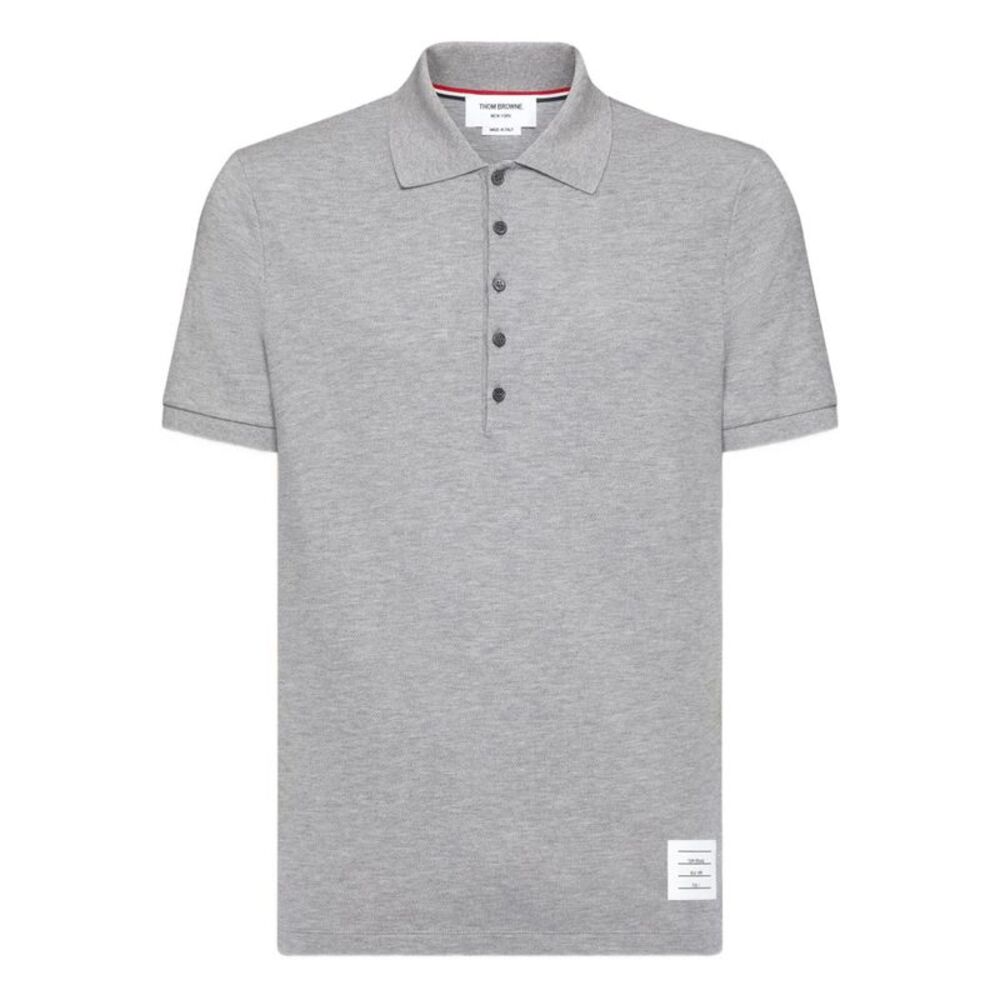 Thom Browne Men Cotton Polo Shirt